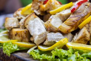 Maigre au potatosotto safrane : recette de poisson au safran